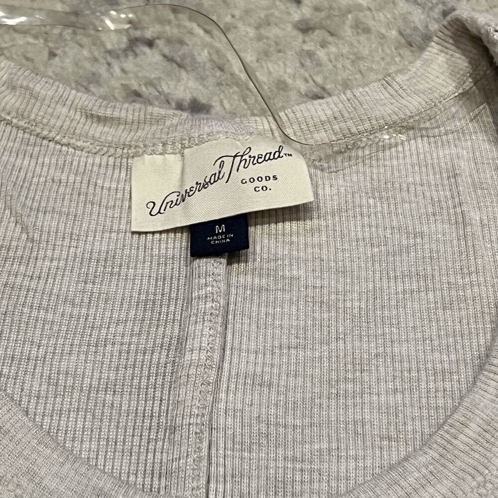 Universal Thread Ribbed Scoop Neck Top M - Picture 3 of 5